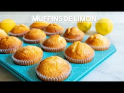 Muffins de limón que te harán agua la boca