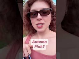 Autumns can rock pink... kinda! Your ideal shade is soft, warm, and range from medium to deep #pink