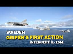 Swedish Gripen Makes History: Intercepts Russian Il-20M Over Baltic Sea