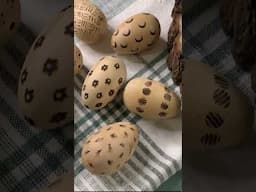 DIY Wood Burned Easter Eggs