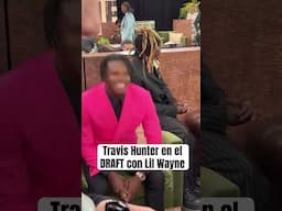 Travis Hunter seleccionado por los Jaguars con Lil Wayne.