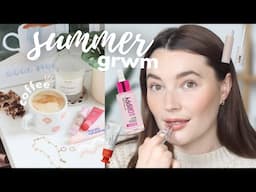 MORNING GRWM | Summer makeup testing the NEW MAYBELLINE GRIPPING PRIMER
