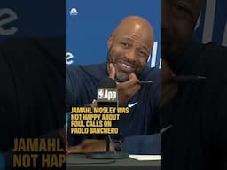Jamahl Mosley speaks out against fifth foul call on Paolo Banchero in Game 5 vs. Celtics