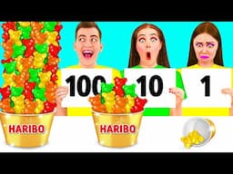 100 Layers of Food Challenge | Funny Food Situations by PaRaRa Challenge