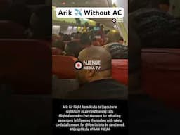 Arik Air Flight With No AirCondition , Passengers Cry Out