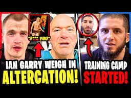 Ian Garry ALTERCATION at UFC WEIGH INS! *FOOTAGE* Islam Makhachev vs Ilia Topuria CONFIRMED?