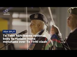 Te Teko RSA leaves national body to reclaim mana motuhake