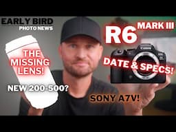 ACTUAL R6 III Specs & Date | The Lens EVERY Brand NEEDS! | Sony A7V Next