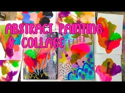 Abstract Art Painting Process and Inspiration on Small Canvases 🎨✨