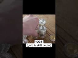 Gold is still better than Silver (despite the ratio?)