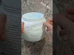 Не выбросила пластиковую банку, сделала из нее классную шкатулку своими руками!