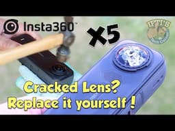Repair a cracked Insta360 X5 Lens with the Lens Replacement Kit! : GUIDE