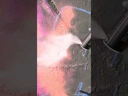 Smashing spray paint cans. I had more than 220 left over cans so I decided to have some fun