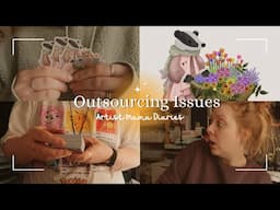 Outsourcing Goes Wrong 😩 Running Update & New Designs ✨ | Artist Mama Diaries 🐻 | Studio Vlog 🌿
