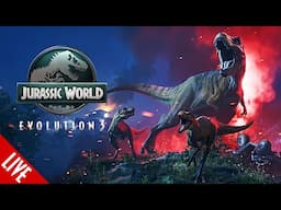 🔲 JURASSIC WORLD EVOLUTION 3 HYPE STREAM