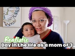 ✨MINI VLOG // Day in the life of a mom of 3 with a newborn