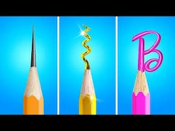 Draw Like A Pro Challenge! ✏️🔥 Amazing Painting & Drawing Hacks By 123 Go!