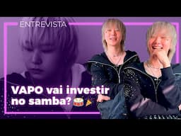 VAPO fala sobre novo lançamento "CENTRO" e se diverte em jogo escolhendo entre Brasil X Coreia