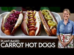 My SECRET to Perfect Carrot Hot Dogs ❤️ Even Meat Eaters LOVE These!