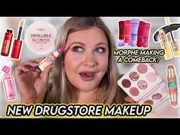 TRYING ALL THE NEW HYPED DRUGSTORE MAKEUP 2025!