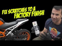 Rattle Can Motorcycle Scratch Repair