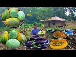 Simpleng Buhay Probinsya Pag Harvest At Pag Luluto Ng Gulay Na Tangkwa Pritong Talong At Tilapia....