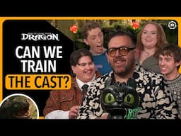 Toothless Popcorn Container Reactions and Games with the How To Train Your Dragon Cast