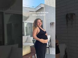 then a big kick and we’re good lol #pregnancyjourney #firstpregnancy #firsttimemom #pregnancyfit