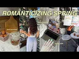 realistic + simple ways to romanticize spring in a busy life 🌷👒☀️ mood board, home refresh, + more