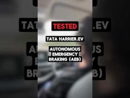 ADAS Test of TATA HARRIER EV!