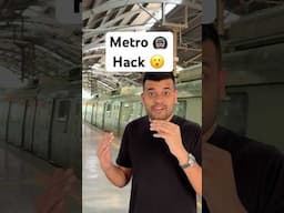 Free Metro HACK 😮 #shorts #jaykapoor