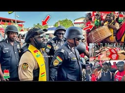 Watch How the Police surrounded Okatakyie Afrifa for talks at his GALAMSEY MUST FALL demo at Circle