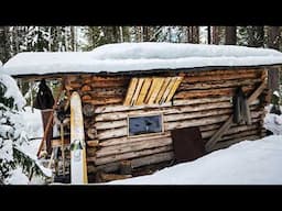 Off Grid Cabin living | Building a BEAR-PROOF Window in My Log Cabin Home