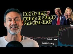 Did Trump Pump n Dump the Market? His pals timed the chaos a bit too perfectly...