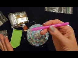 ASMR | Making Diamond Painting Coasters Part 2 (Soft Spoken)