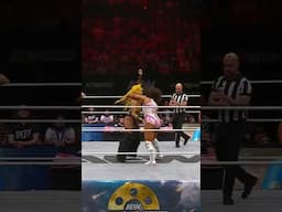 Taya Valkyrie tried to get in Tomohiro Ishii’s face during AEW Summer Blockbuster!