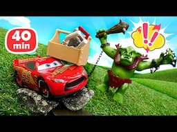 Courses intergalactiques de Flash McQueen, dragons et sauvetages héroïques 🧌🛸