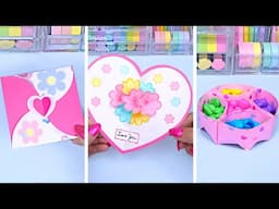 Manualidades con papel / Ideas para regalar / DIY Tarjeta pop up y cumpleaños / Caja de papel