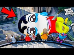 Granny's Kidnaped Shinchan and Doraemon in Gta5 || Little Singham gta5 Gameplay in Telugu