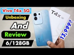 Vivo T4x 5G Unboxing And First Impression || Vivo T4x 5G Features And Review ⚡