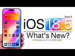iOS 18.5 Beta 4 is Out! - What's New?