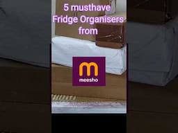 5 Musthave Fridge Organisers from meesho