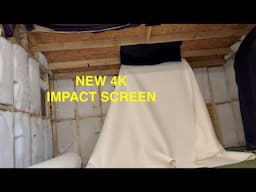 NEW Hybrid Me Impact Screen! 5 Min video - replacing my impact screen - 4K DEMO to follow