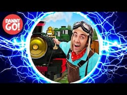 "Chug Like a TRAIN!" 🚂💥 Locomotive Adventure ⚡️HYPERSPEED REMIX⚡️/// Danny Go! Songs for Kids