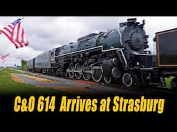 C&O 614 to be Restored - Arrives at Strasburg Railroad