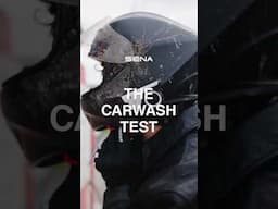 Sena 60S | The Car Wash Test #motorcycleaccessories #senabluetooth #sena60s