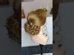 Messy bun hairstyle 🤗 @sunilKumarcreativehairstylist #bun #messy #messyhairstyle