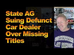 State AG Suing Defunct Car Dealer Over Missing Titles