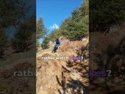 How would you rather watch bikes? #mtb #enduro #trails #downhill #pov