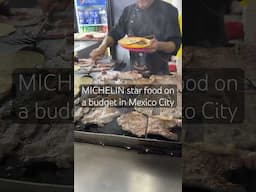 Tacos with a MICHELIN star at El Califa de Leon in Mexico City #budgettravel #mexicocity #foodie